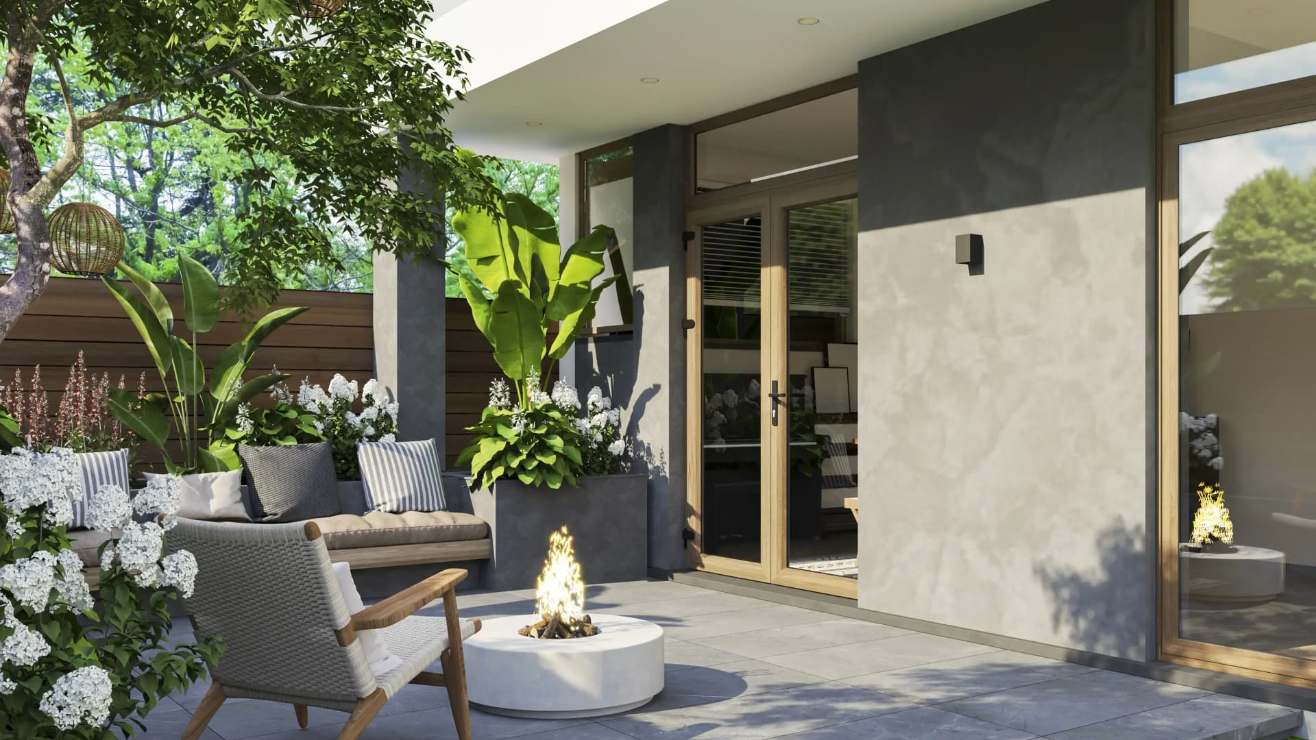 CỬA ĐI uPVC 2 CÁNH MỞ QUAY NGOÀI thumbnail 4