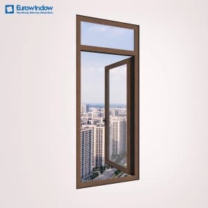 Cửa sổ nhôm 1 cánh mở quay ngoài thumbnail 3